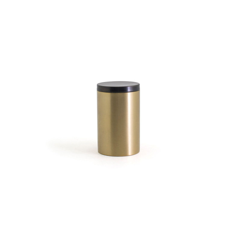 Contenant de rangement pour salle de bain, Noir mat