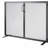 Fireplace Screen 1 Panel With Door, Sturdy Iron Mesh Fireplace Screen, 38.98"(L) X30.7"(H) Spark Guard Cover, Simple Installation, Free Standing Fire Fence Grate For Living Room Home Decor Moder