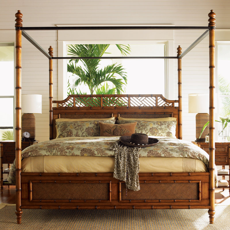 Island Estate West Indies Canopy Bed