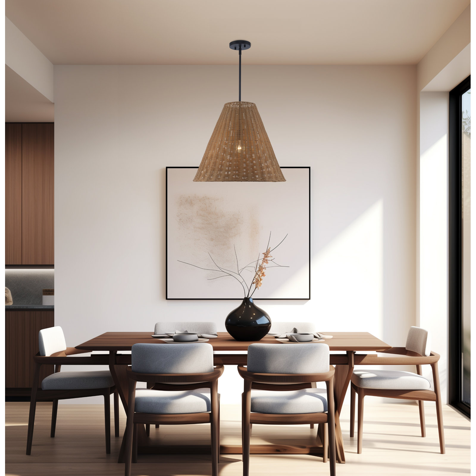 Pippa 1 - Light Woven Pendant