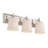 Yep by  Brilia 3-light Vanity in Polished Nickel with Pleated Shade-599141491-599141490