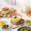 Bols à céréales en céramique, bols à soupe colorés 23 oz, ensemble de bols en porcelaine profonde pour salade