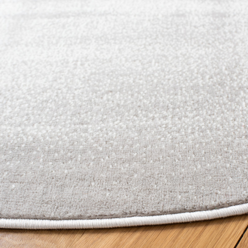 Tapis gris Madlen, Rond 6 pi 7 po