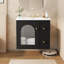 Meuble-lavabo mural 24 po avec lavabo, 2 tiroirs et porte à fermeture en douceur 24 po-1950360735