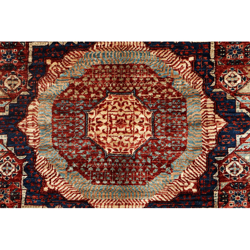 Wool Oriental Area Rug in Yellow
