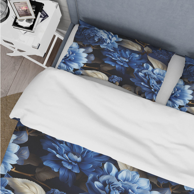 Ensemble de housse de couette Regal, Housse de couette pour grand lit et 2 taies décor