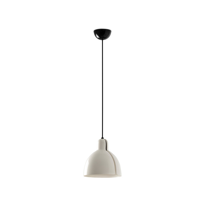 Luminaire suspendu Venice 200, H 7,75 po x l 7,87 po x P 7,87 po, Blanc brillant