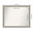 Elegant Brushed Pewter Narrow Bathroom Vanity Non-Beveled Wall Mirror-1628301303