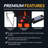 Hathaway Sure Shot 81-In Dual Basketball Arcade Game for Game Room - With LED Scoring, Foldable Indoor Basketball Game Design, Steel Frame, 8 Game Modes, Pump & Dual Hoops