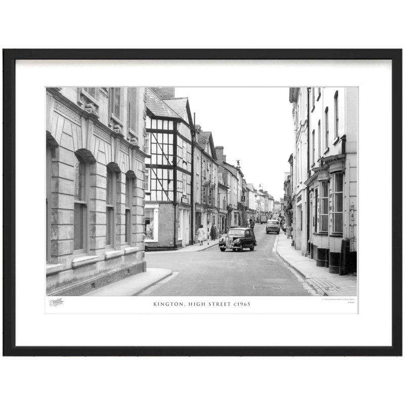 Kington, High Street C1965 - Single Picture Frame Print, 60cm H x 80cm W x 2.3cm D