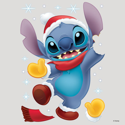 Disney Santa Stitch Wall Decals