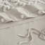 Housse de couette 100 % coton taupe avec un motif chenille séduisant, taille queen/full.