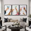 «Elegant Cocktail Toast Hands», images de salle à manger, impression sur toile encadrée, 3 pièces-131522001-131522006