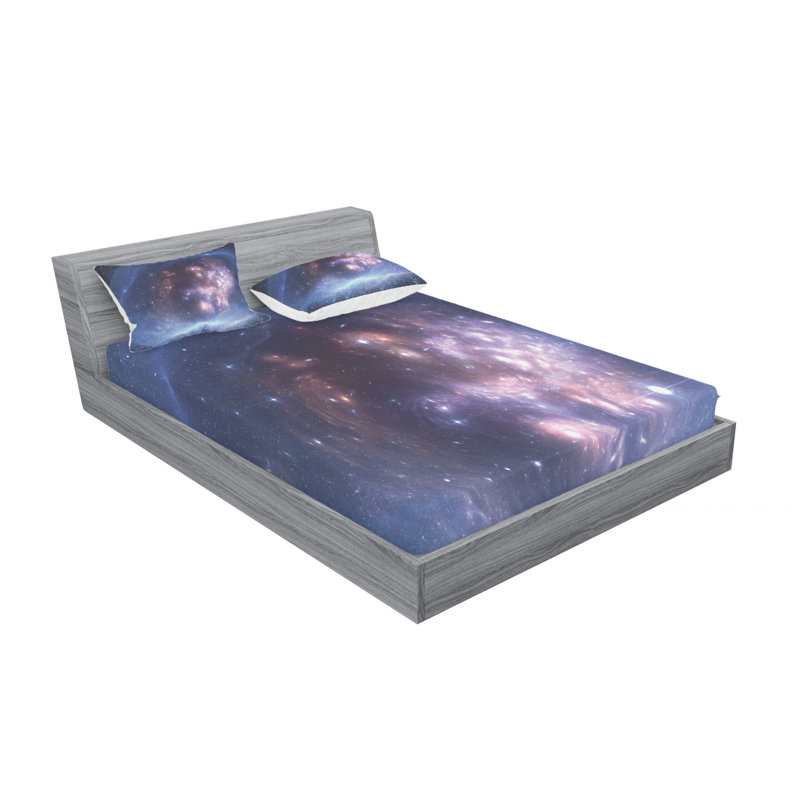 Microfiber Sheet Set, Queen Sheet Set with Fitted Sheet