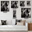 Horloge murale monochrome Portrait de Buffalo II-1968579989