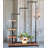 Jaelah 45.3'' Solid Wood Rolling Clothing Rack