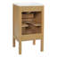 Petit meuble-lavabo 18 "avec plateau en céramique