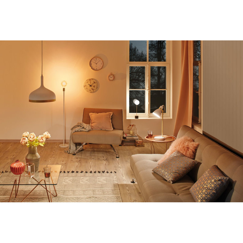 Tadashi 1 - Light Bowl Pendant, Weiß matt/Gold