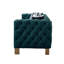 Velours po, l 84,25 po, avec pieds dorés et fabrication pour fiabilité, panneaux latéraux arrière l 84,25 po, tissu métallique-289375487