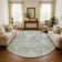 Premium Machine Washable Larock AMF1229 Global Rug