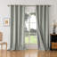 Ensemble de 2 panneaux de rideaux occultant 100% polyester Leming-60917617-60917623