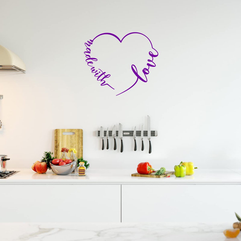 Adhésif mural, H 13 po x l 14 po, Mauve