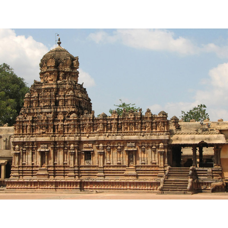 Temple de Brihadisvara, Inde, H 14 po x l 18 po