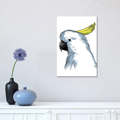 Sketch Parrot 1 Piece Wrapped Canvas Painting