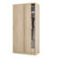 Silvia Cloakroom Lansing, Bedroom Wardrobe With 2 Sliding Doors, Cabinet With Shelf And Clothes Hanger Bar-1340891728