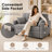 55.1-Inch Convertible Sofa Bed-2071227616