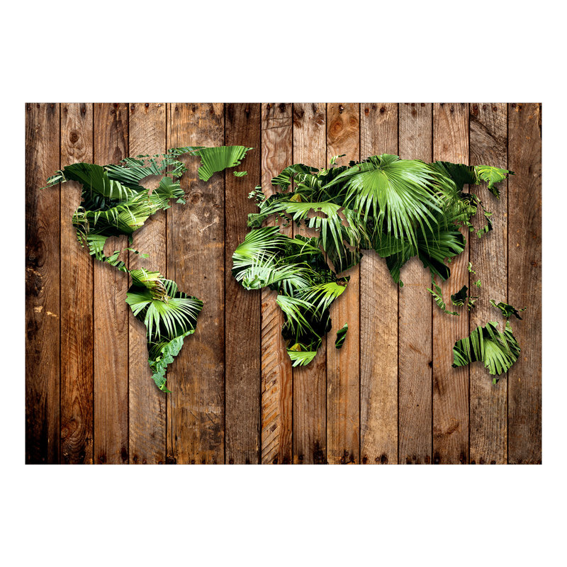 Dzenita Textured Matte Peel & Stick Mural, 294 cm x 210 cm