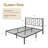 Carragan Metal Platform Bed-1028088072-1028088118