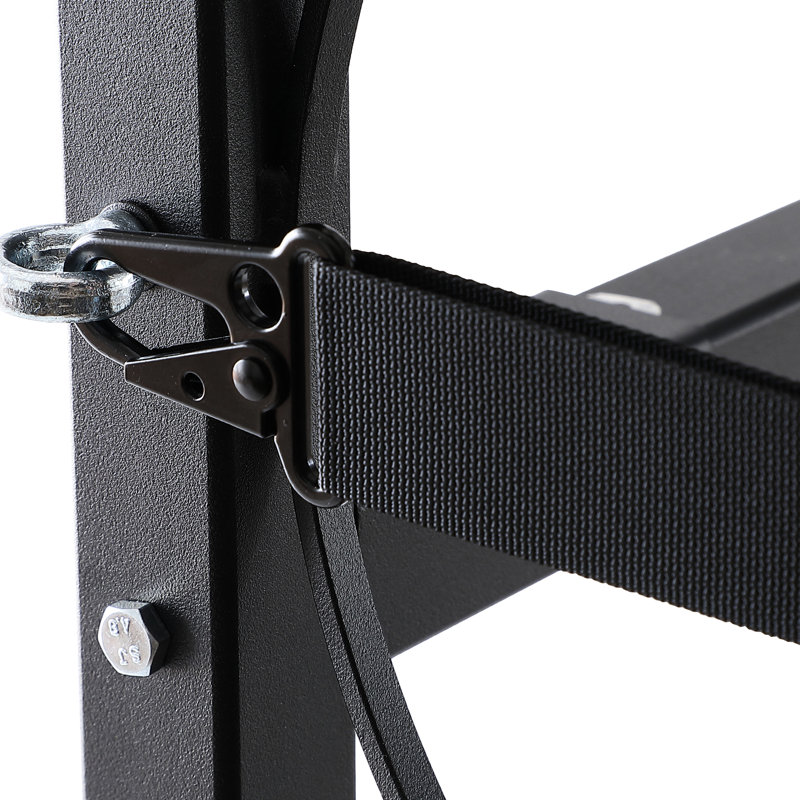 Porte-bouteilles d'azote pour différentes tailles - dimensions de 15,55 x 12,99 x 49,8 po, compatible avec 1 réservoir de 50 lb, 2 réservoirs de 30 lb et plus, revêtement de protection en acier au carbone, tablettes inclinées pour le réfrigérant à mouvement