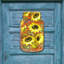 Cintre de porte en bois mason pot tournesol