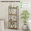 Bamboo, Steel Freestanding Bathroom Shelves
