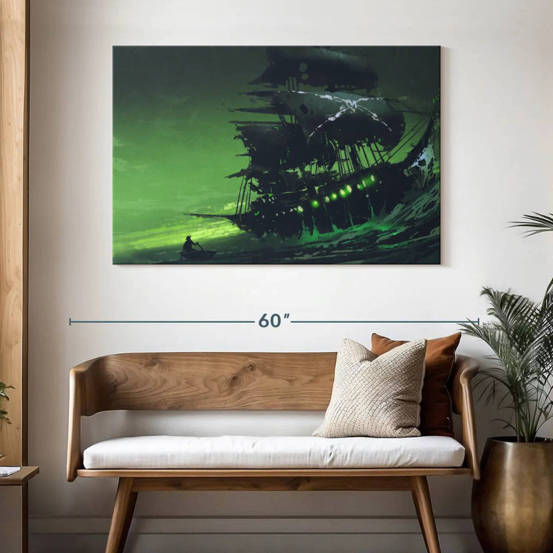 Mehar The Flying Dutchman, 32" H x 48" W