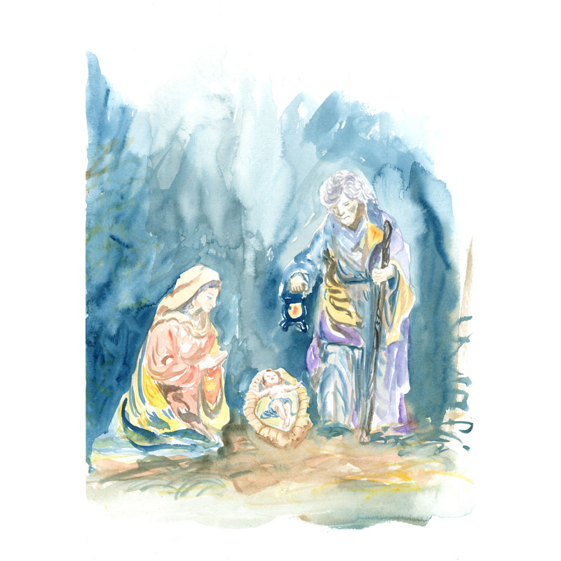 Nativity 11 - Wrapped Canvas Art Prints, 76cm H x 51cm W