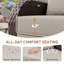 Chaise de patio inclinable avec dossier et repose-pieds réglables, chaise longue d'extérieur toutes saisons-132597053