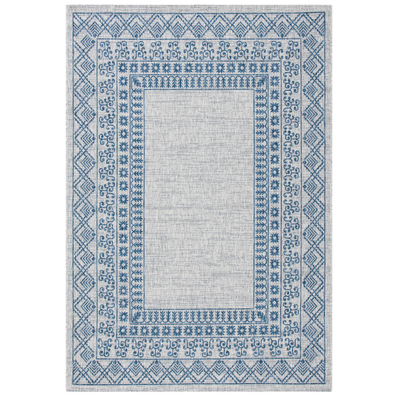 Courtyard Performance Southwestern Indoor/Outdoor Area Rug, Rectangle 6'7" x 9'6"