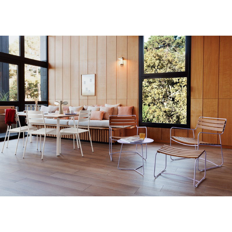 Table d'appoint en acier thermolaqué Cocotte, H 14 po x L 13,5 po x l 13,5 po, Guimauve