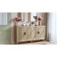 Buffet 70 po en rotin avec rangement, buffet 4 portes avec tablettes réglables-175267473