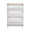 Range-chaussures compact pour hall d'entrée compact avec 3 tiroirs et garnitures en métal-1506998722