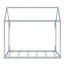 Lit plateforme simple en métal-580374958
