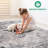 Loom & Area Rug 5X7, Cream/Anthracite, Breathable, Non-Shedding, Stain For Home Office Stylish 5X7 Collection, Perfume , Living Room