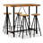 Adrian 5 Piece Pub Table Set