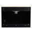Meuble-lavabo 24 po. Comprend un évier en céramique et une porte à fermeture en douceur. Moderne. Contreplaqué. Noir Optimisation du rangement inclus. Maximise le style
