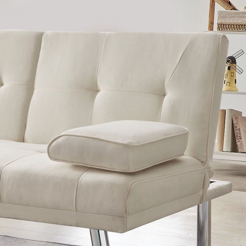 Onolee Upholstered 66.67'' Sofa, Beige
