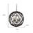 Black Caged Four Light Metal Dimmable Chandelier