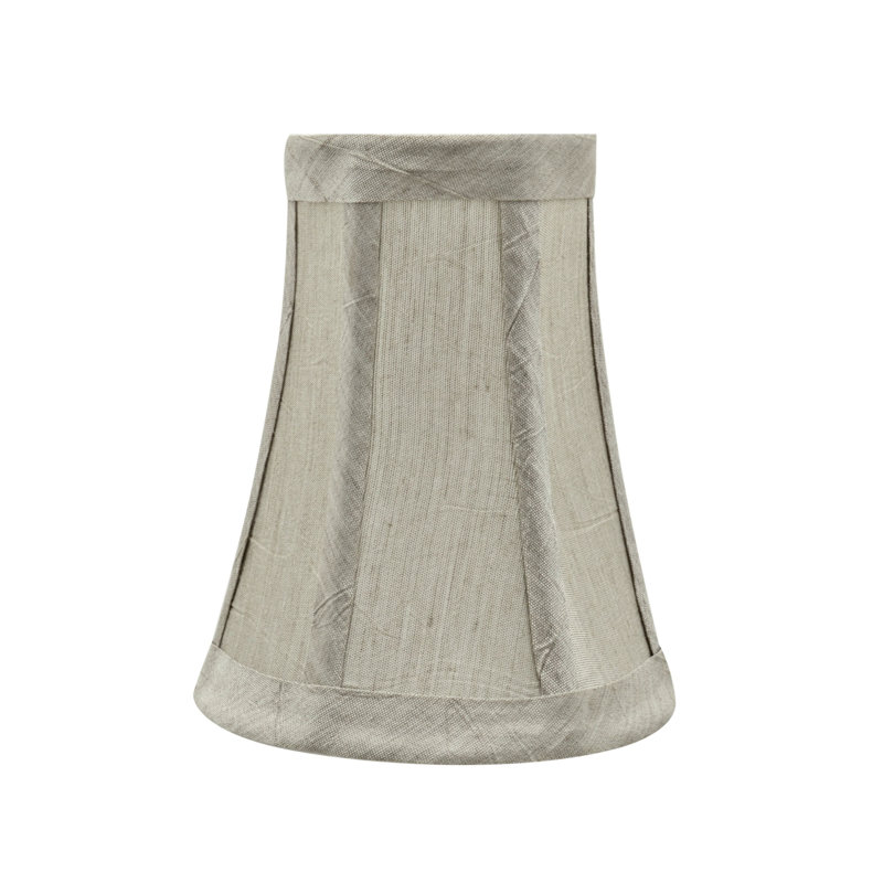 Abat-jour cloche de 5 po (attache), Gris argenté