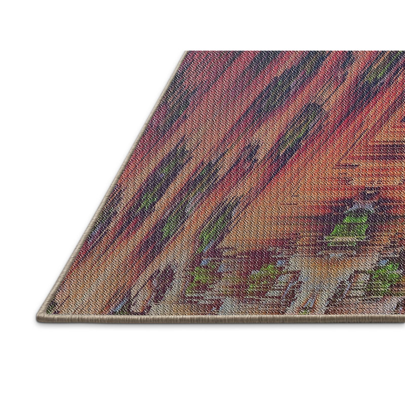 Tapis orange, Rectangle 5 pi x 7 pi